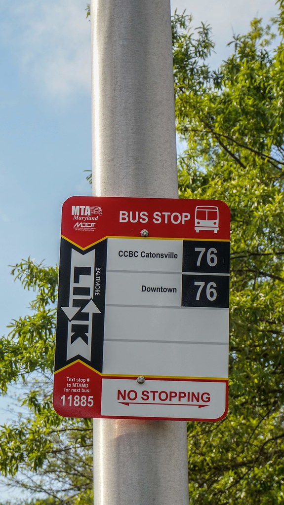 MTA Maryland Bus Stop MW Transit Photos Flickr