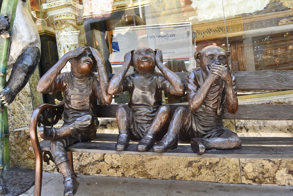 Monkey Statues Nick Amoscato Flickr