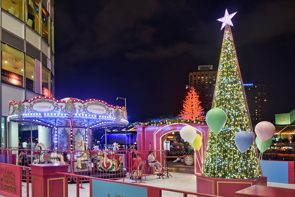 Central 7 Xmas tree lightedup and decorations at Central… Flickr