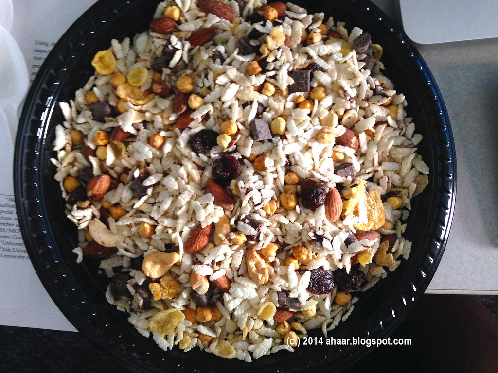 Decadent chire bhaja Chire bhaja with chocolate, almonds a… Flickr