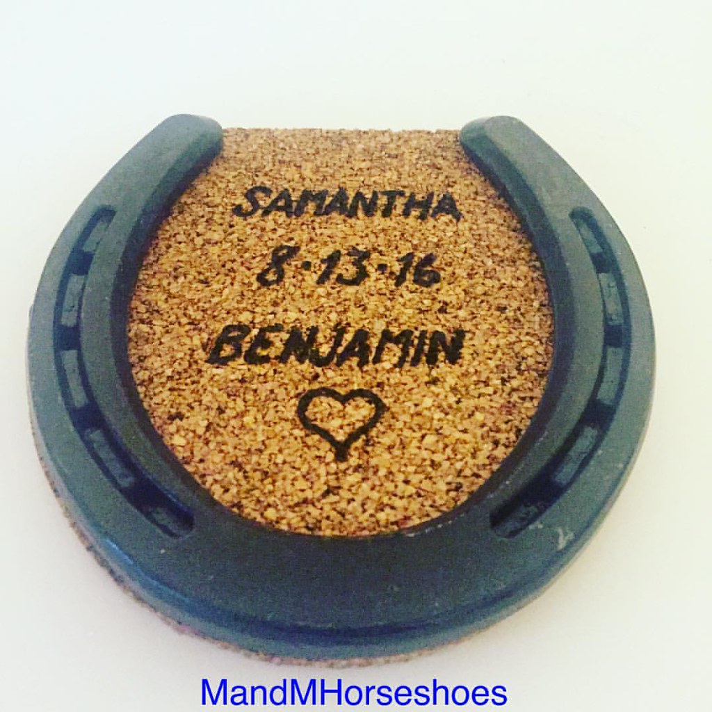 Custom made wedding horseshoe for customer that ordered it… Flickr