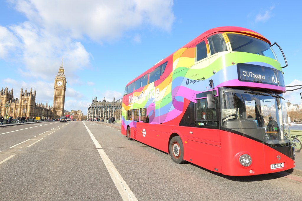 TfL press image Rainbow Bus 1 Transport for London Press Images