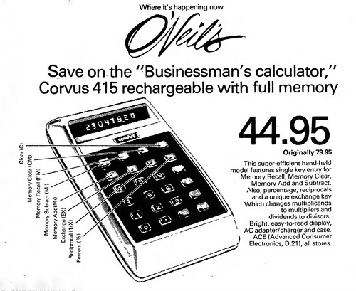 Vintage Newspaper Advertising For The Corvus 415 Pocket Ca… Flickr