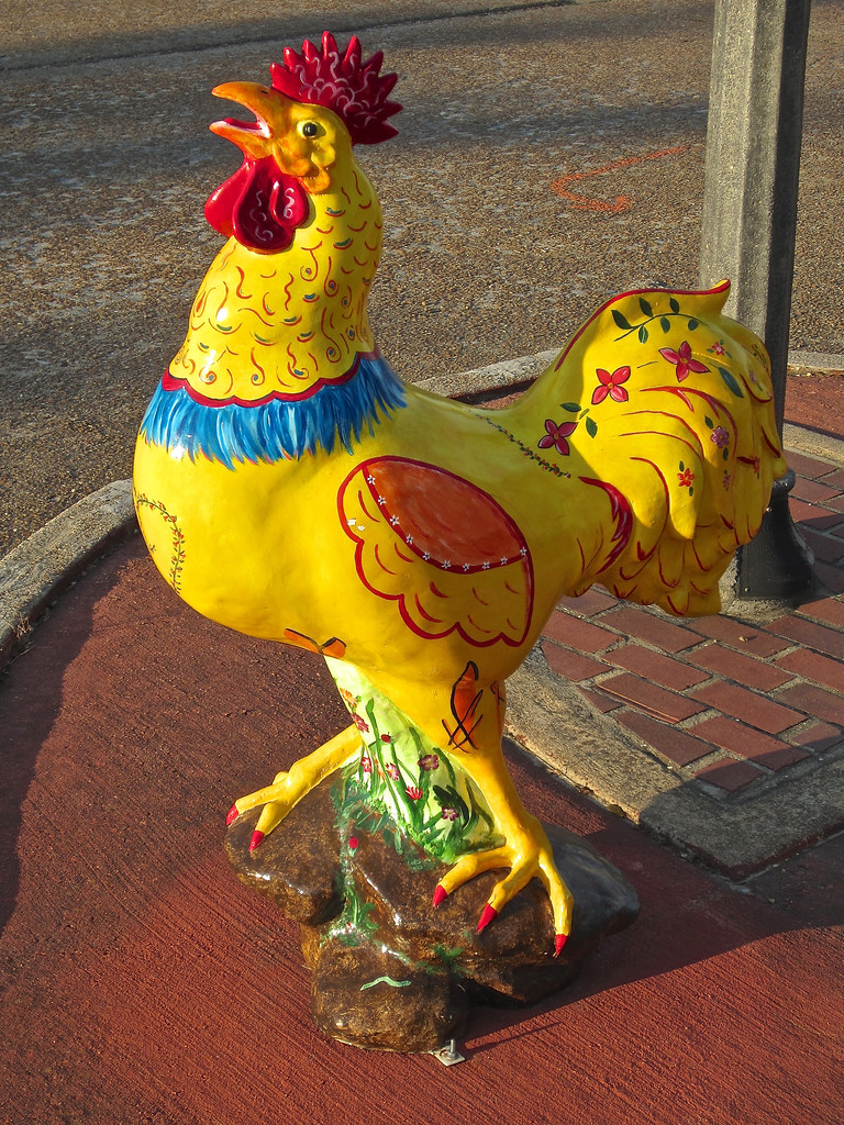 Rooster, Forest, MS Downtown Forest, Mississippi was full … Flickr