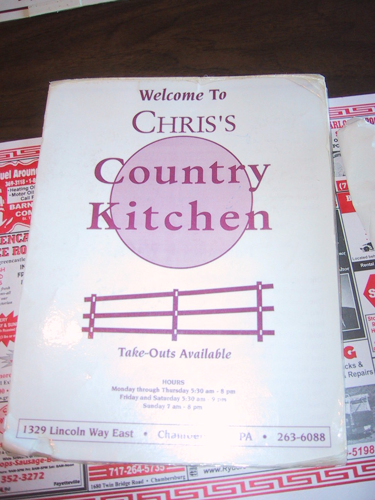 Chris'S Country Kitchen Chambersburg Pa Chris's Country Kitchen chris hall Flickr