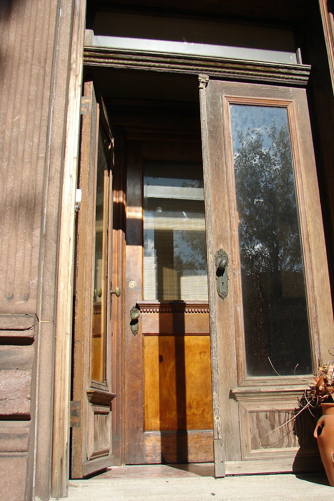 Brooklyn Apartment front door nice old front door Matthew Jording