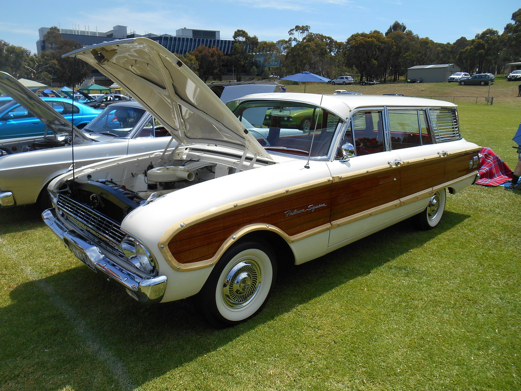 1963 Ford XL Falcon Squire Wagon On display was this rare … Flickr
