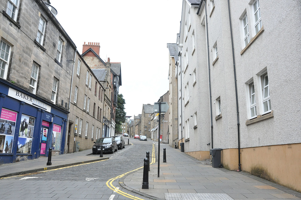 Baker Street, Stirling, looking upwards from Dalgleish Cou… Flickr