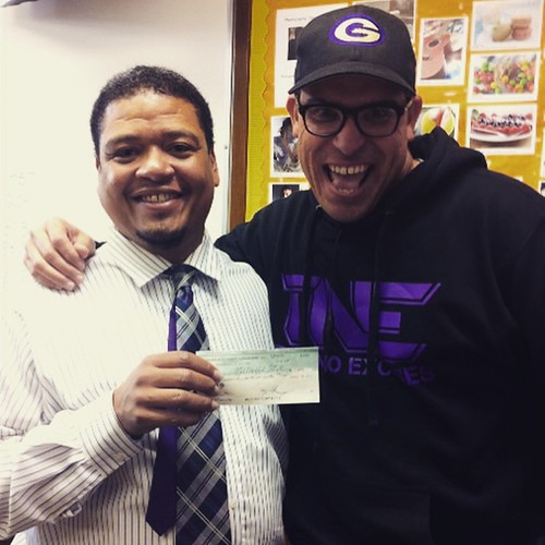 GSG donating to Galileo High School Principal Marcus Black… Flickr