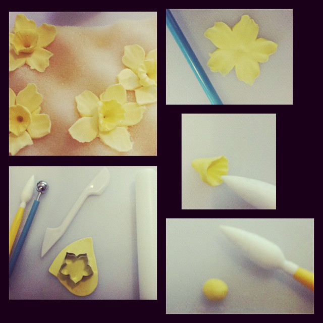 Sugar paste Daffodils Eldriva Flickr