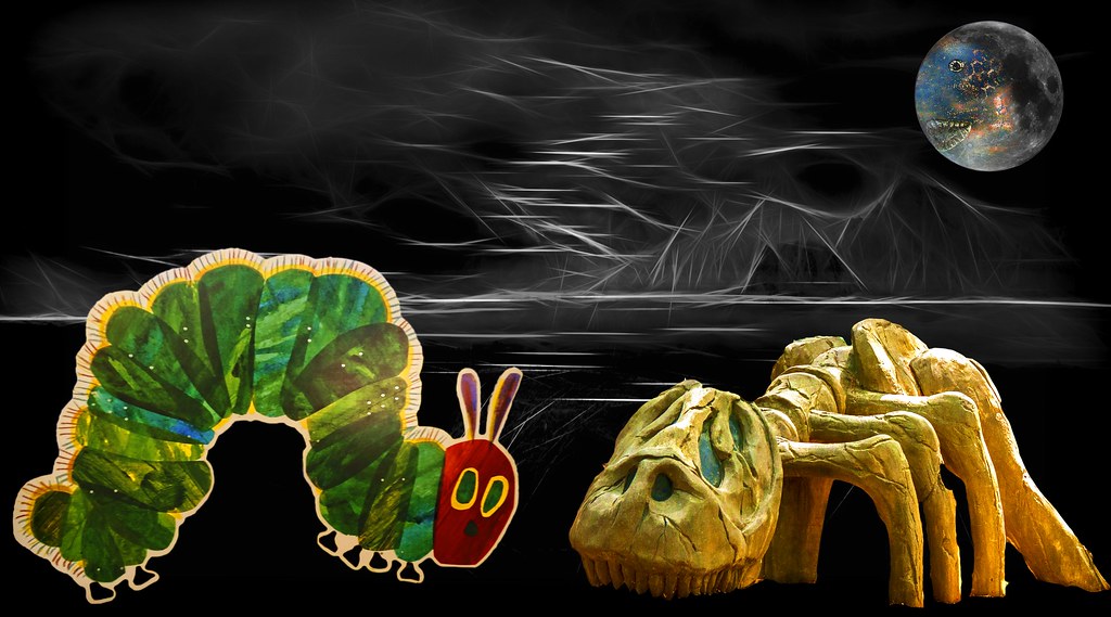 The Caterpillar and His Old Friend The caterpillar is from… Flickr