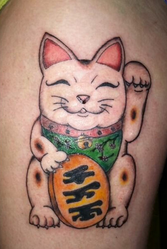 Lucky Cat Tattoo | Lucky Cat | Cindy Satton | Flickr 500_x_335_jpg