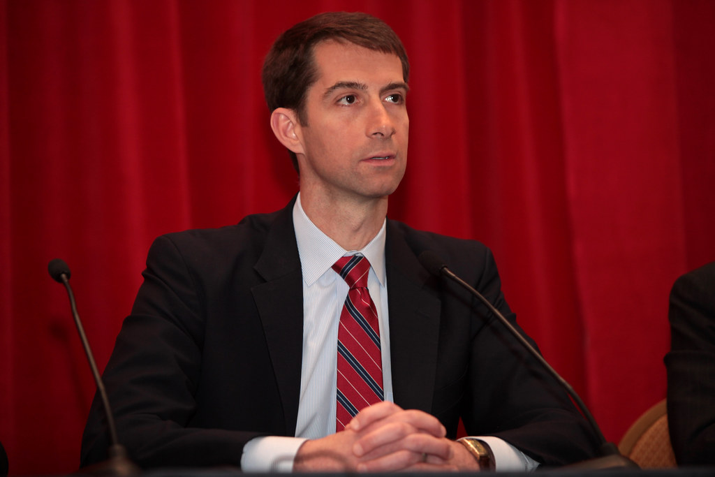 Tom Cotton U.S. Senator Tom Cotton of Arkansas speaking at… Flickr