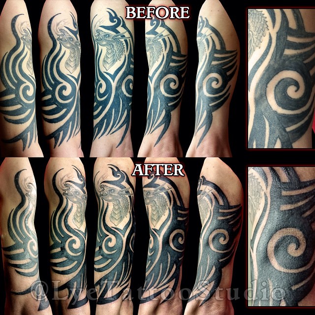 Good Old Tribal Re-Do #Tattoo #Tattoos #Inked #Ink #Tribal… | Flickr 640_x_640_jpg