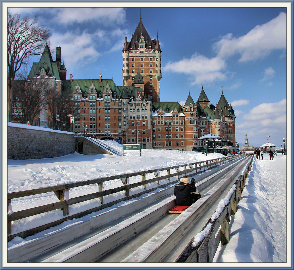 Glissade de la terrasse Dufferin à Québec version couleu… Flickr
