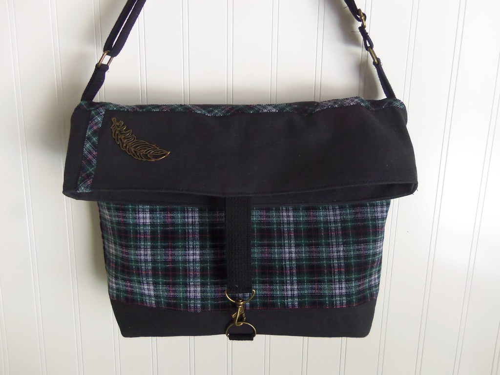 foldover bag front folded Fold top bag Pattern credit Moo… Flickr