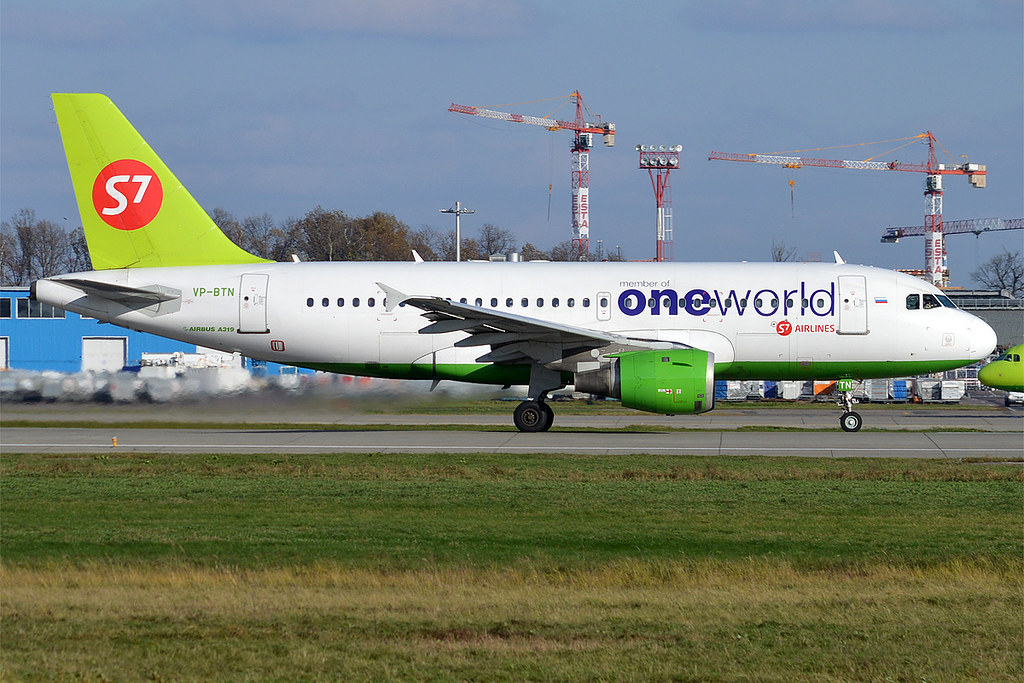 S7 Airlines (Oneworld Livery), VPBTN, Airbus A319114 Flickr