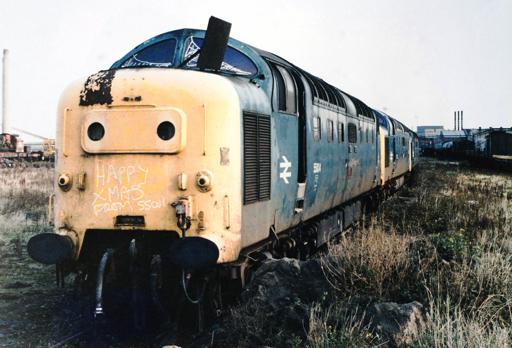 Deltic Scrap Line 3 20/11//82 Doncaster Works 55 004 hea… Flickr