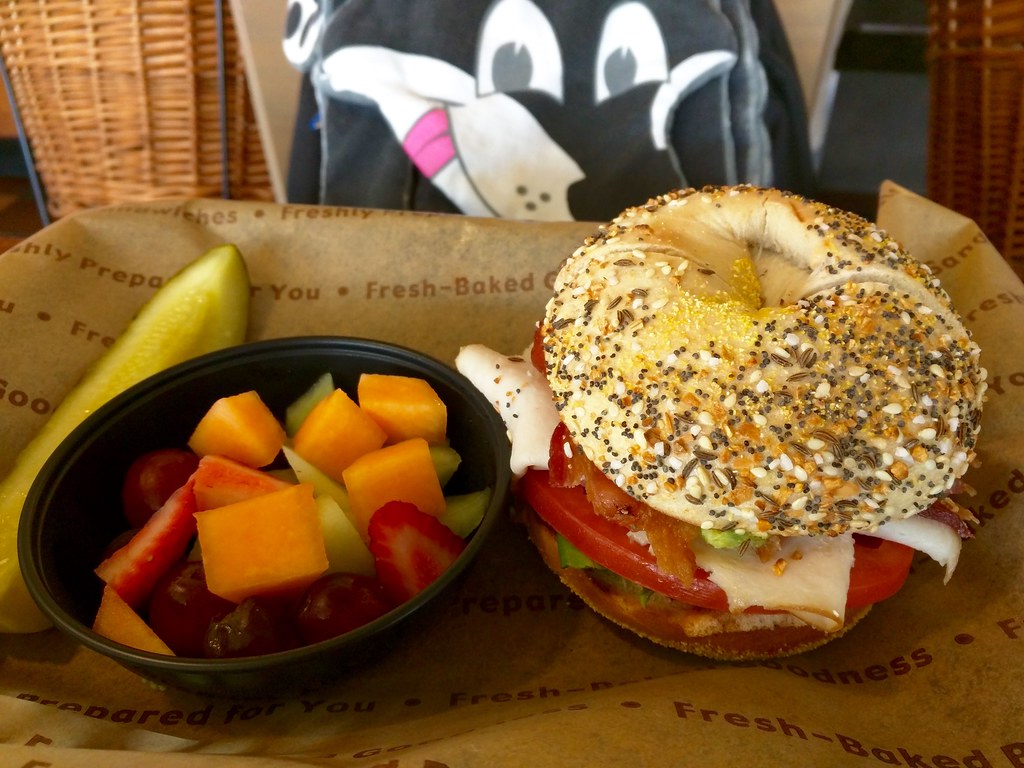 Turkey, bacon & avocado sandwich Einstein Bros Bagels 1732… Flickr
