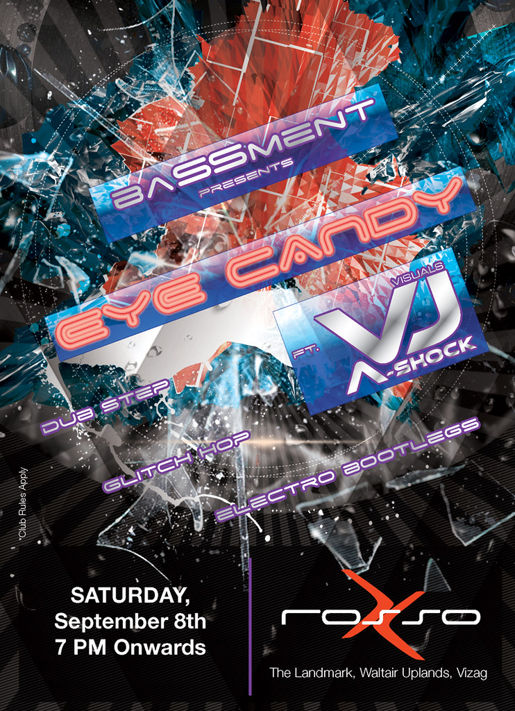 eyecandy Gig flyer Ashok Vardhan Flickr