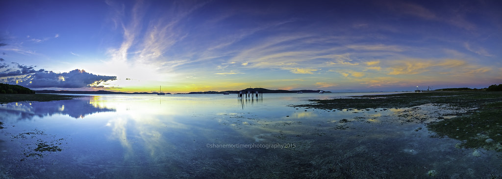 Panoramic sunset Thursday Island 13 images to stitched thi… Flickr