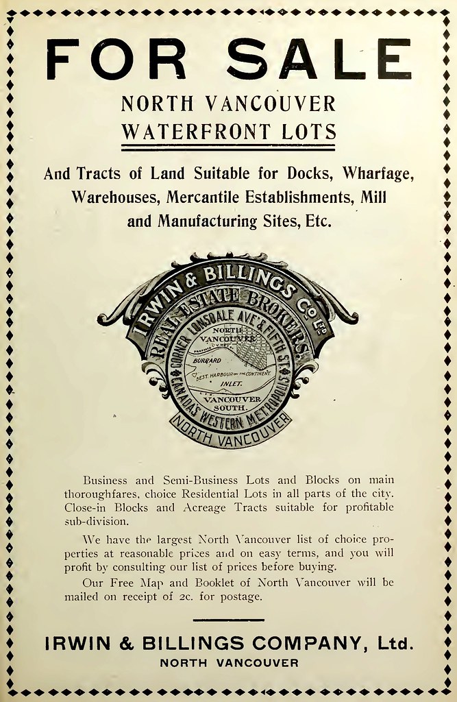 For sale North Vancouver Waterfront Lots BC (1907) Flickr