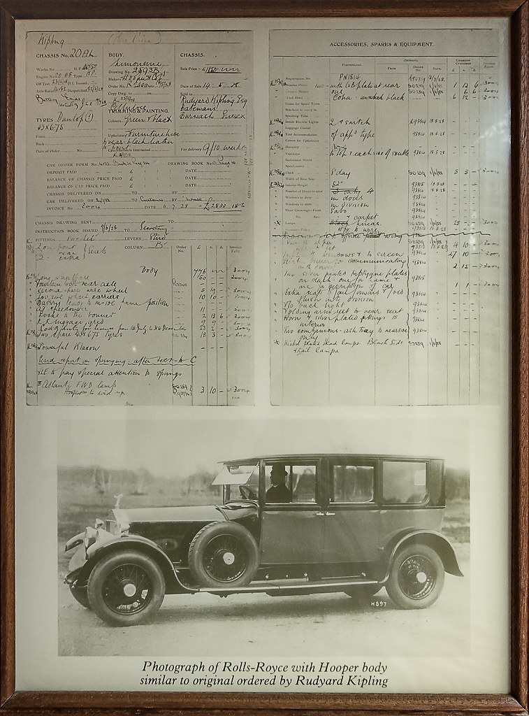 Rudyard Kipling's RollsRoyce 03 The invoice for Rudyard K… Flickr