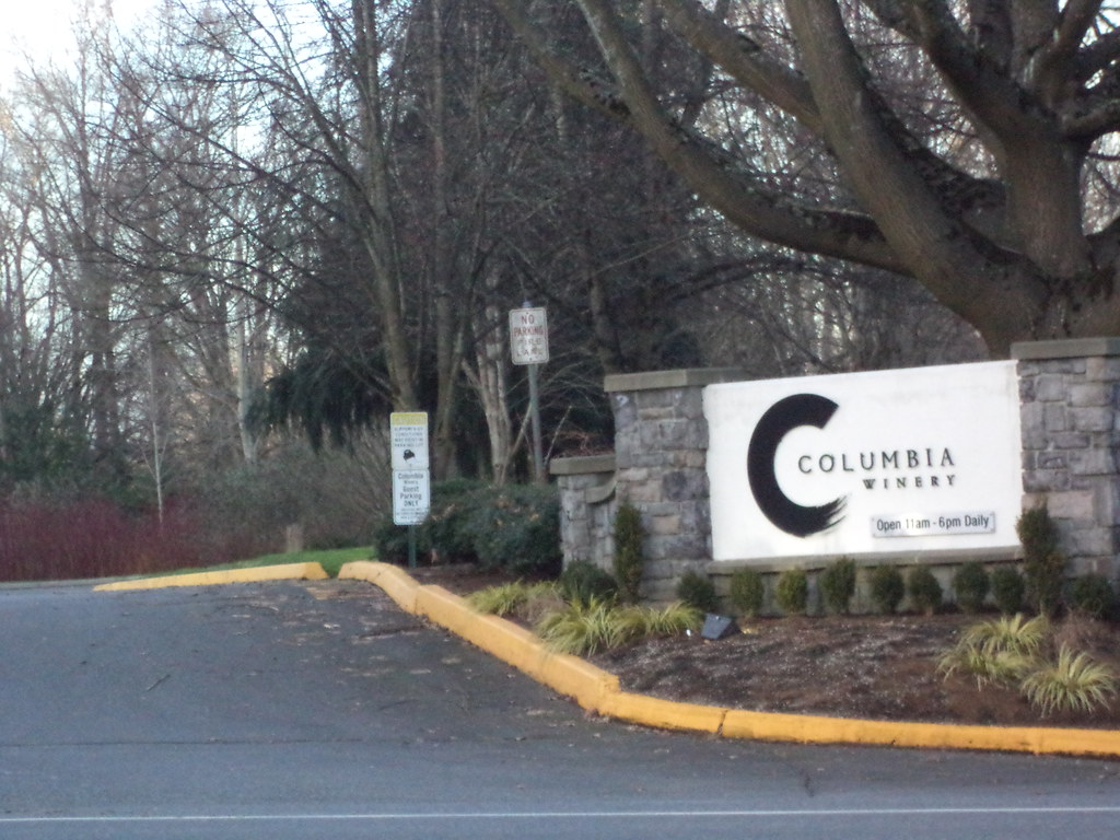 Woodinville WINERY trip 017 COLUMBIA WINERY Entrance.this … Flickr