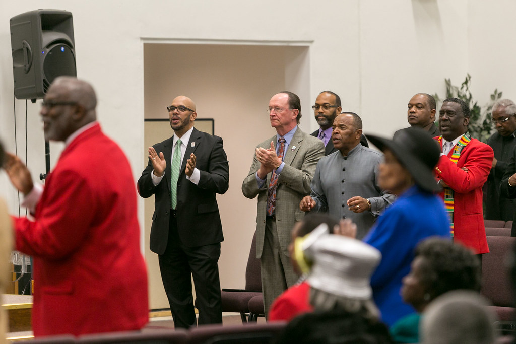 Dr. Rush and Dr. Sawyer attend St. Paul's Baptist Church f… Flickr