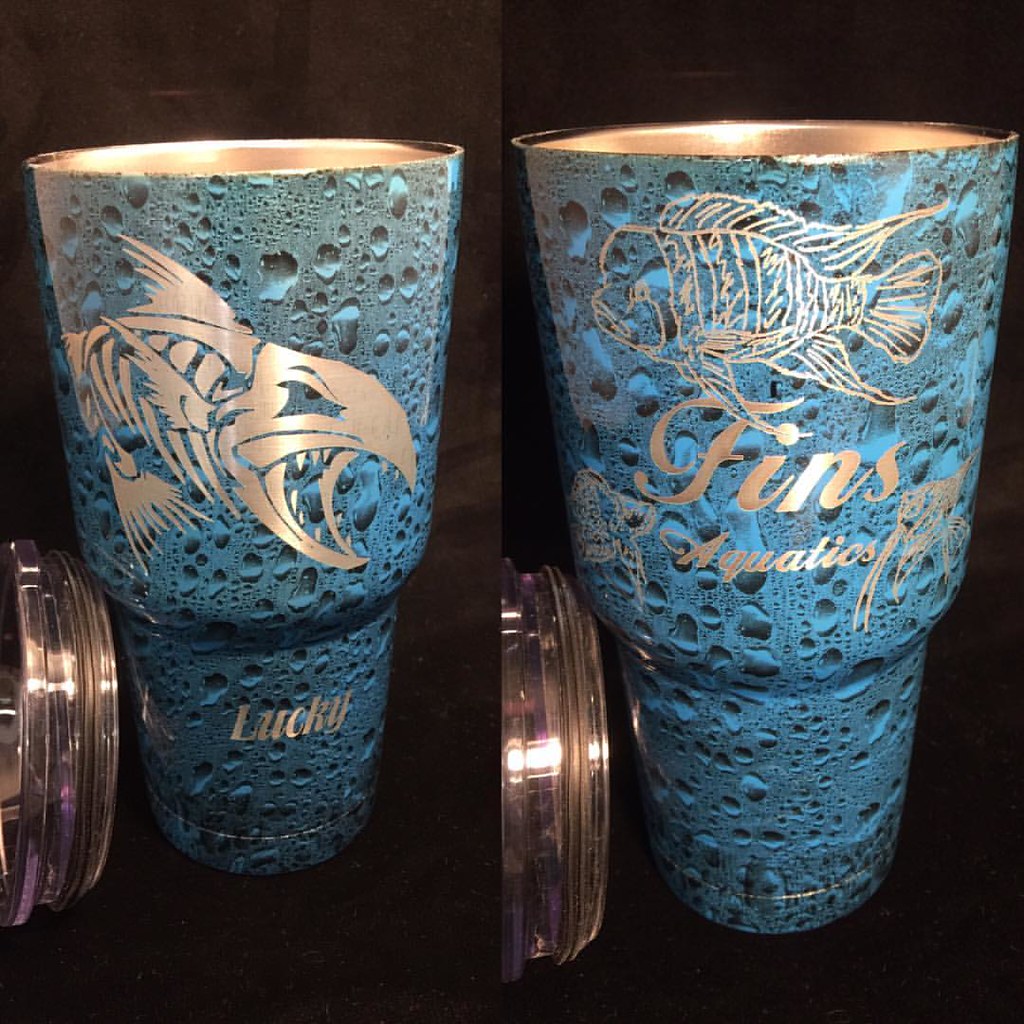 Water Hydro Dip YETI Cup. handmade cup mug texas sala… Flickr