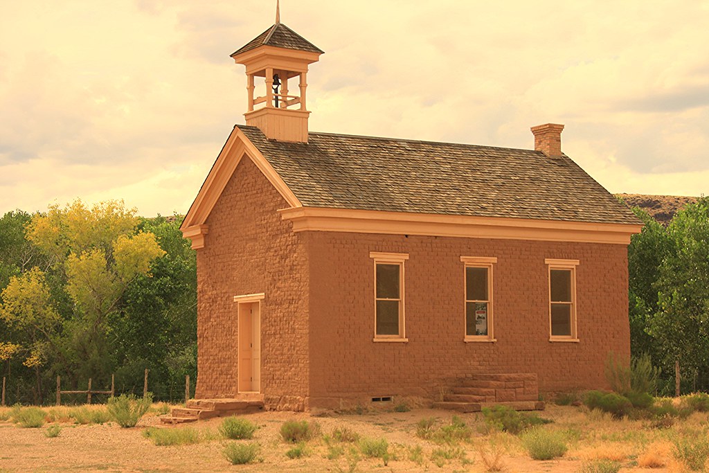 Schoolhouse, Grafton, Utah, location in Butch Cassidy and … Flickr