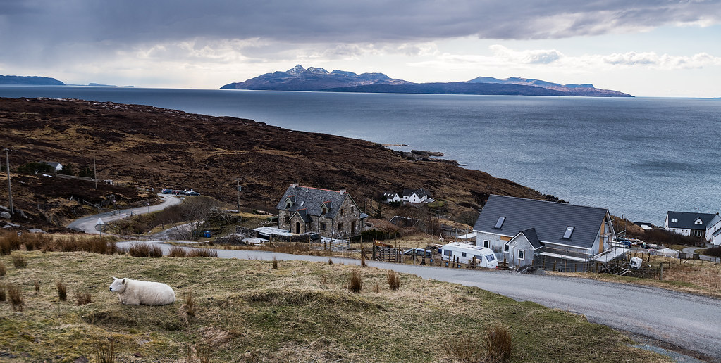 The Isle of Rum from Elgol village, Skye, Scotland. Flickr