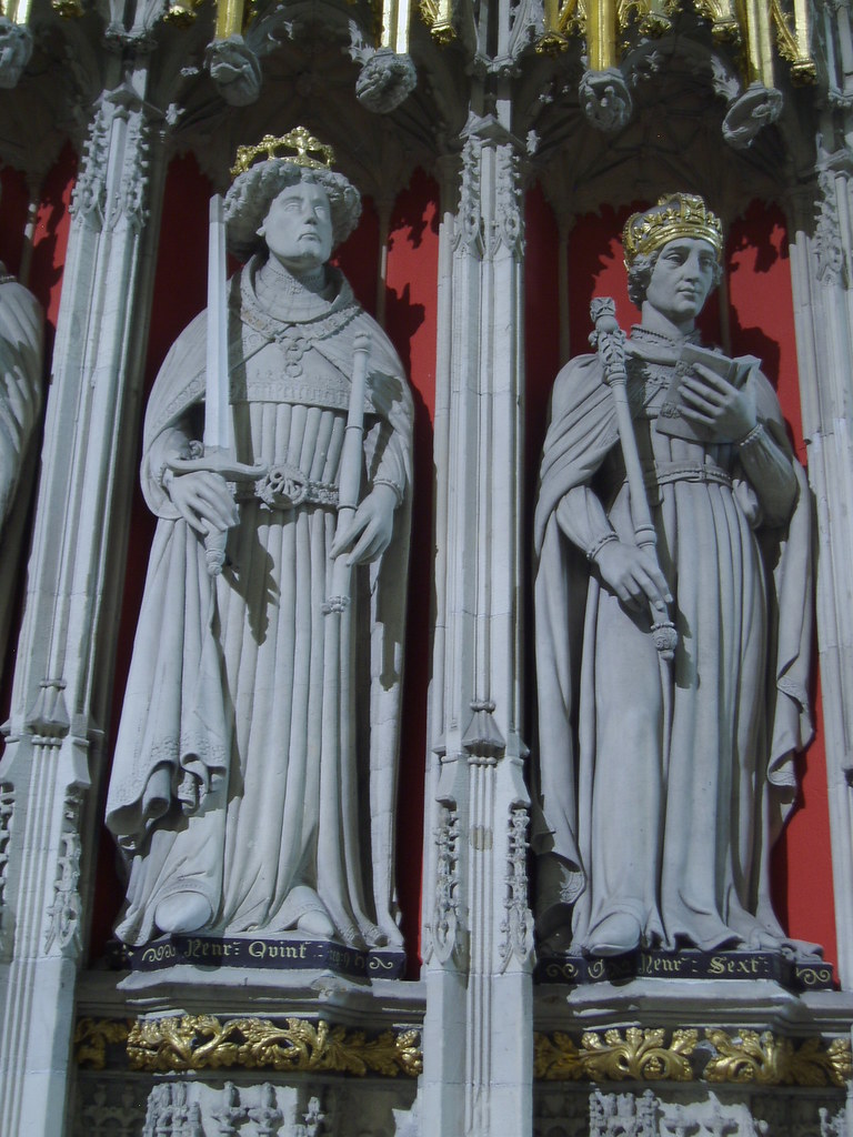 Henry V & Henry VI The choir screen (or 'pulpitum') at Yor… Flickr