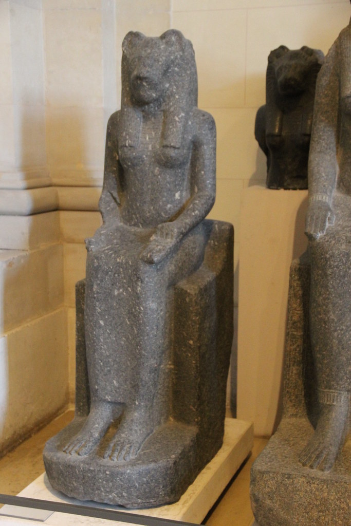 Ancient Egypt Stone Statue Ancient Egypt Gallery, Louvre M… Flickr