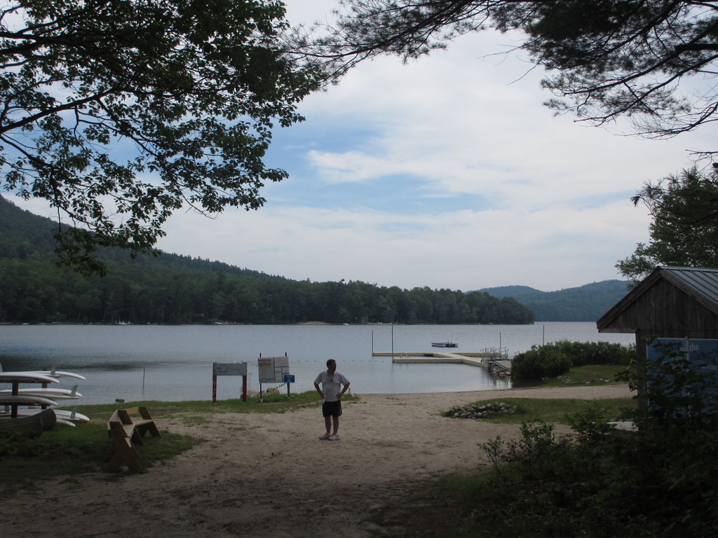Matt at Dan Hole Pond, Camp Merrowvista, Tuftonboro, New H… Flickr