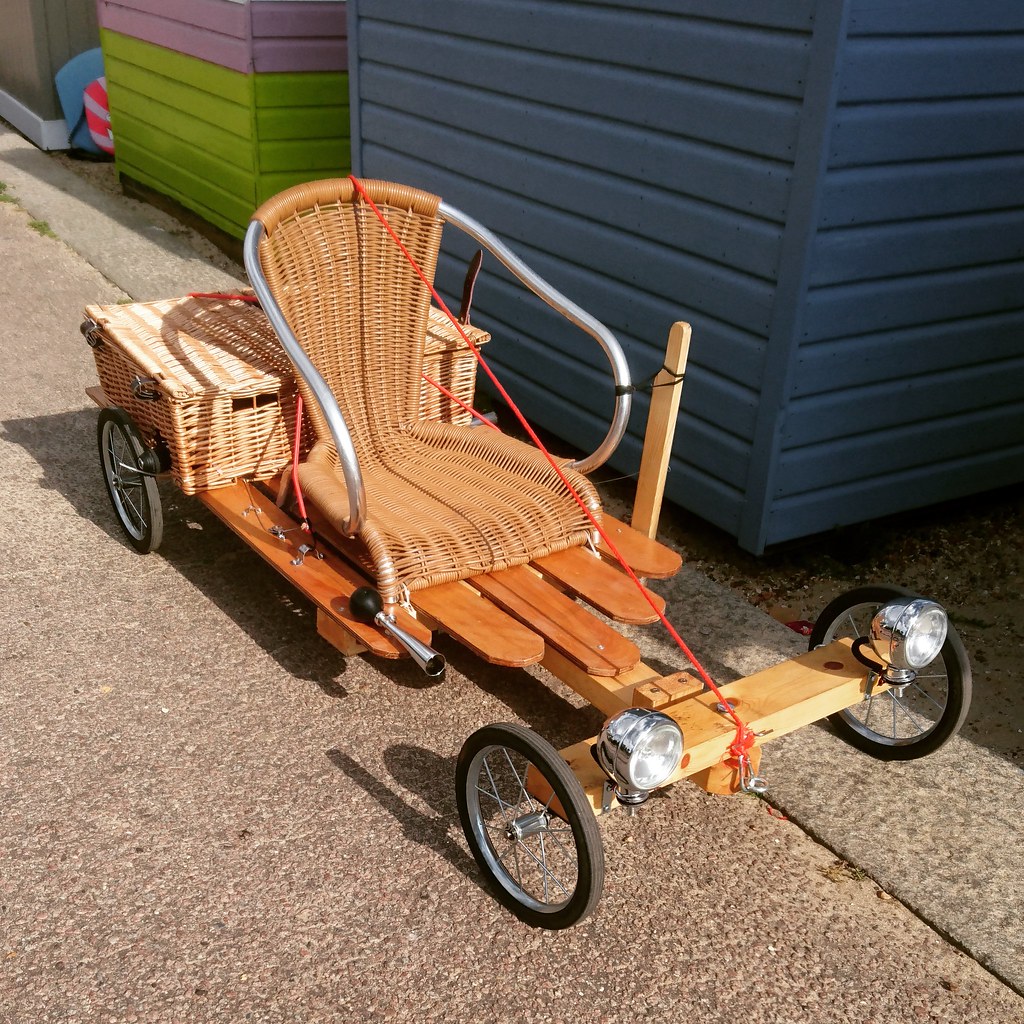 Posh gokart complete with picnic hamper. Simon Flickr