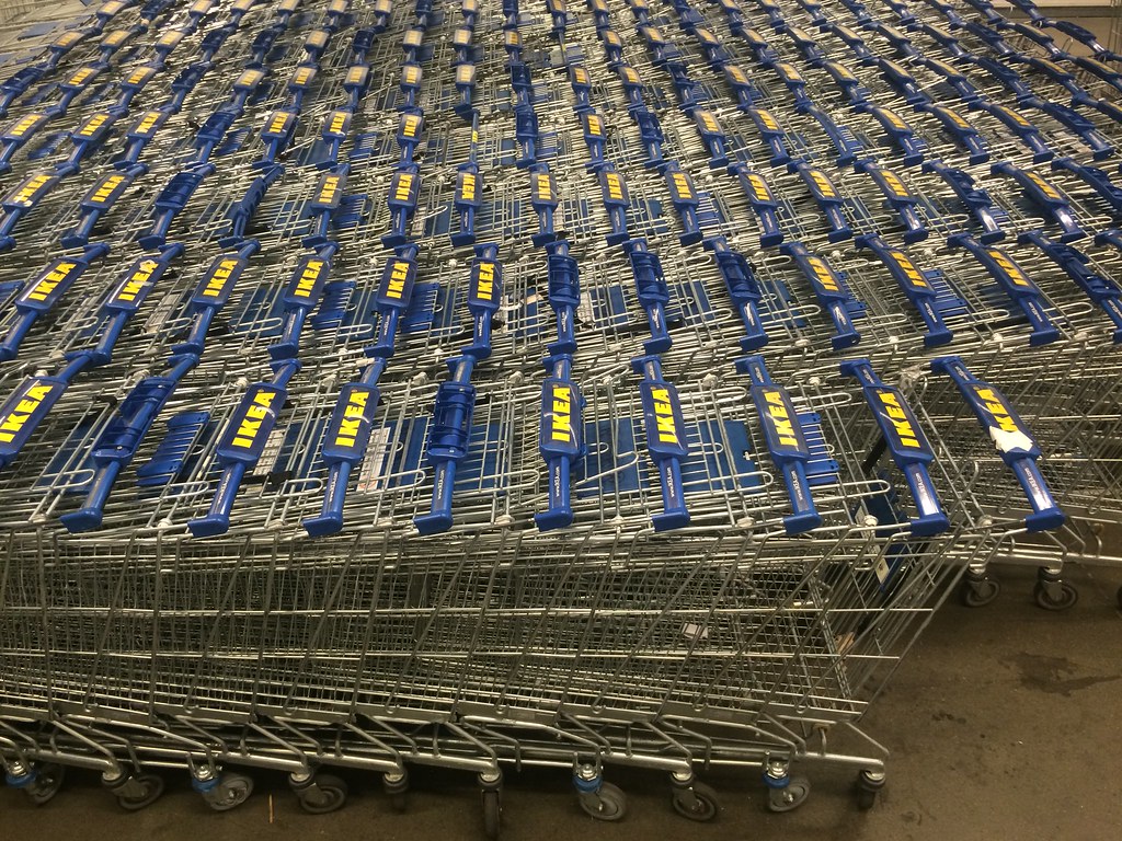 A Lot of Ikea Shopping Carts Lynn Friedman Flickr