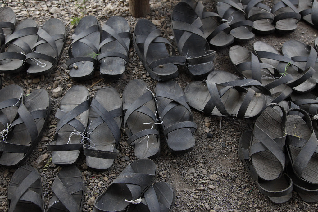 Kalobeyei Shoes made out of recycled tyres, locally known … Flickr