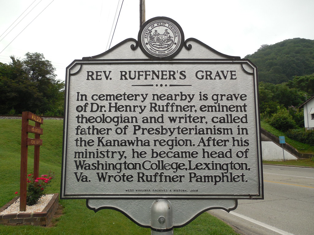 Rev. Ruffner's Grave Historic Marker Downtown Malden, West… Flickr