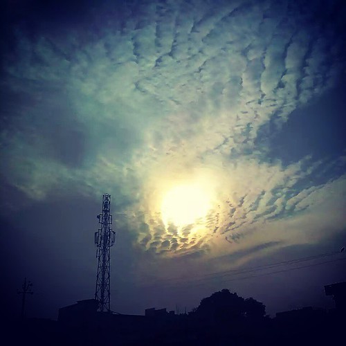 Sun set in Madurai near Guru theatre Thangarajan Pannerselvam Flickr