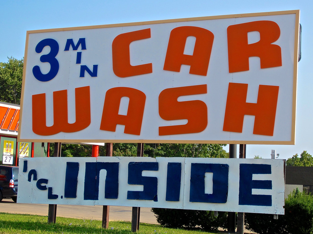 Car Wash, Buffalo, NY Huge sign for 3 Minute Car Wash, Buf… Flickr