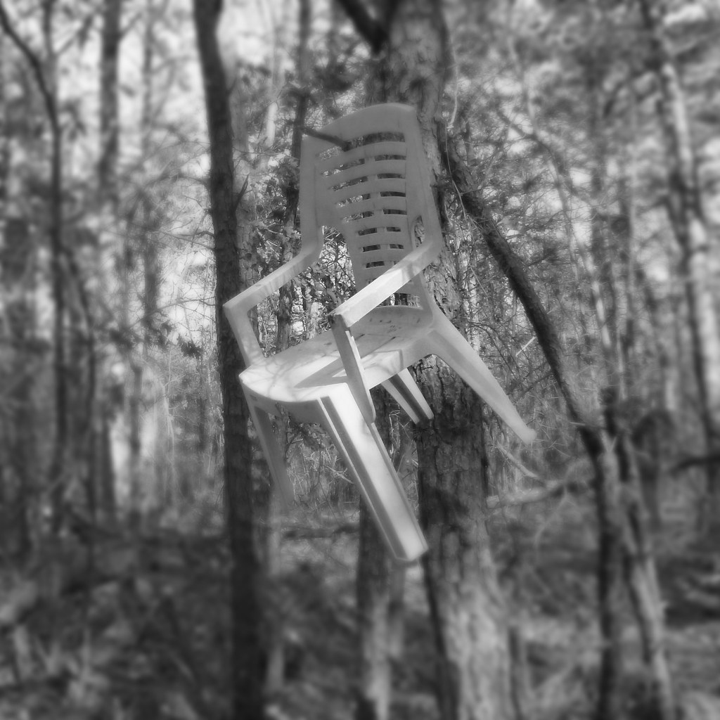 high chair Gives new meaning to the term high chair. Eric.Ray Flickr