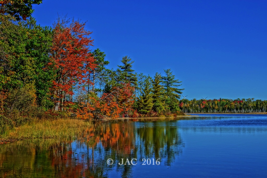 Fall Beauty French Farm Lake near Mackinaw, MI. smiles7 Flickr