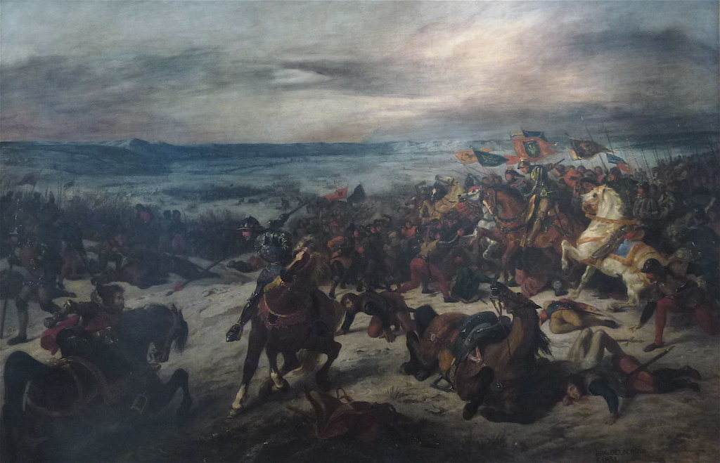 Eugène Delacroix, la bataille de Nancy, h/t, 1829 Emmanuel Viard Flickr
