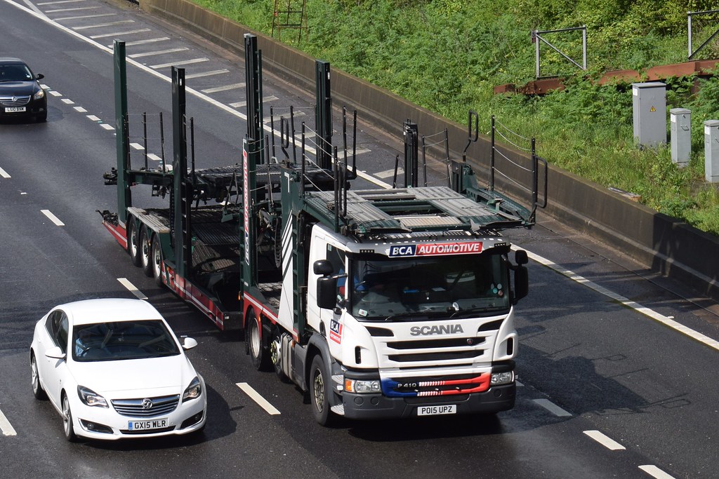 PO15UPZ BCA Automotive Scania Car Transporter M25 Junction… Flickr