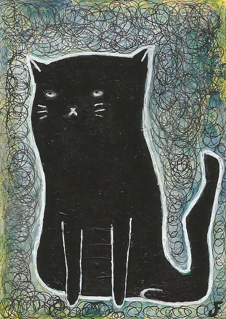 Acrylic and archival ink on Bristol paper, ACEO (2.5" x 3… Flickr