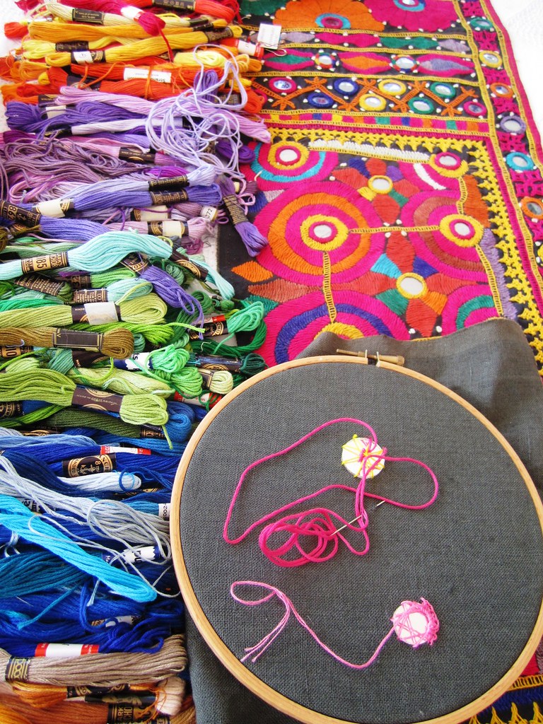 Embroidery with Lond… Flickr