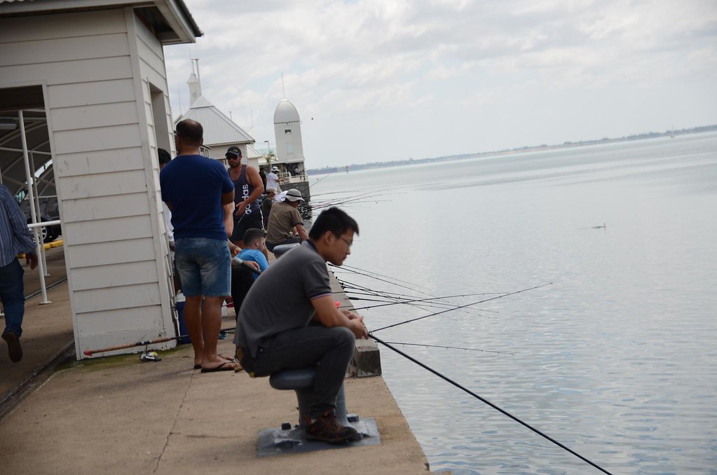 Fishing on Cunningham Pier, Geelong Alpha Flickr
