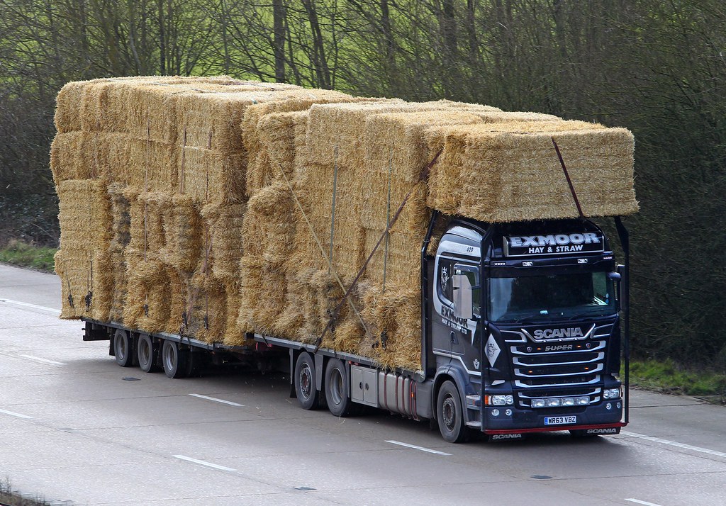 Scania R620 streamline WR63 VBZ Exmoor hay & straw Flickr