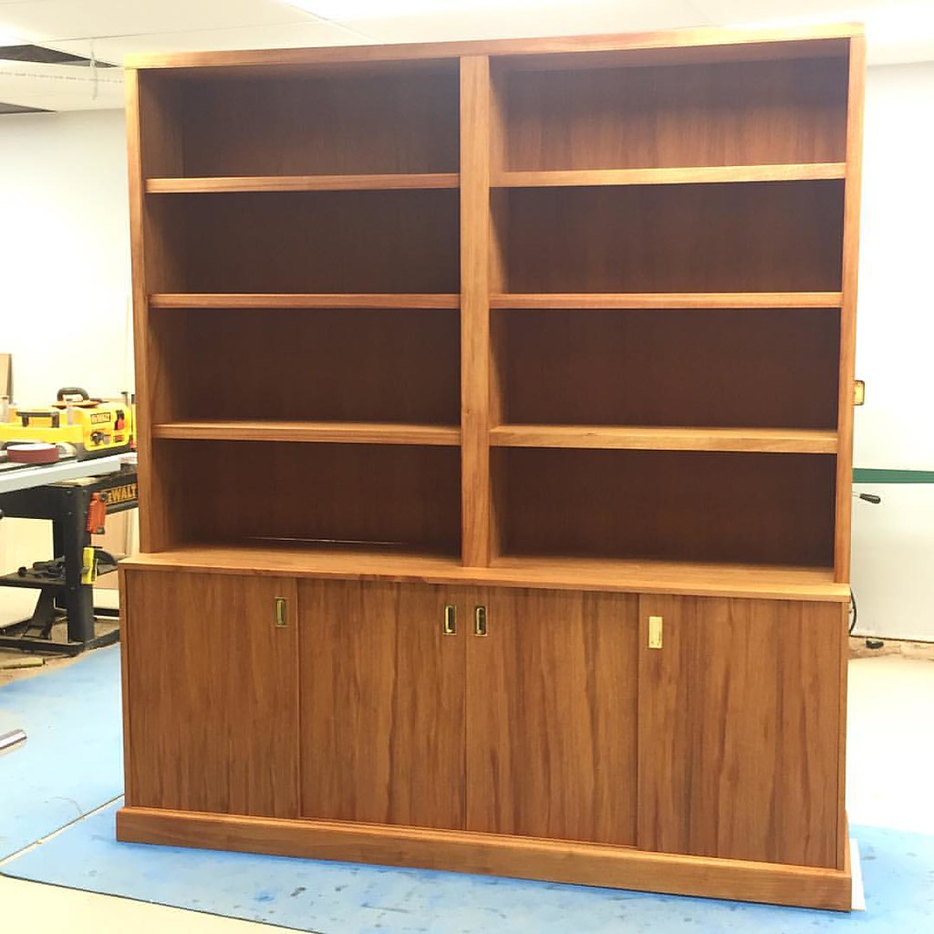 mahogany bookcase ready to be delivered and installed to… Flickr